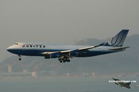 N180UA @ VHHH - United Airlines - by Michel Teiten ( www.mablehome.com )