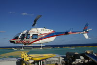 N8590X - Sitting on Atlantis Helideck 150 miles offshore in the Gulf of Mexico - by thefossilmedic