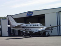 N911FN @ POC - Being worked on at NAI Aircraft Services Brackett - by Helicopterfriend