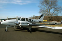 N58GL @ KSMQ - Baron fueled and ready to go - by Bruce Vinal