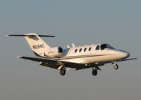 N815MC @ DTN - Landing at dusk at Downtown Shreveport. - by paulp