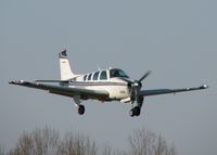 N8037X @ DTN - Landing at the Downtown Shreveport airport. - by paulp