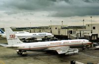 CS-TBT @ LHR - In service with TAP as seen at London Heathrow in September 1977. - by Peter Nicholson