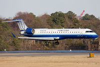 N518LR @ ORF - United Express (Mesa Airlines) N518LR (FLT ASH7026) from The Eastern Iowa Airport (KCID) - Cedar Rapids, IA, landing on RWY 23.