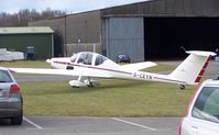 G-CEYN @ EGHL - GROB G-109B   ENGINE GROB 2500 PISTON - by moxy