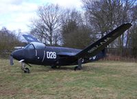 WV798 @ EGHL - Hawker Sea Hawk FGA.6   Wings half folded - by moxy