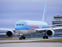 G-OBYI @ EGCC - Thomson - by chris hall
