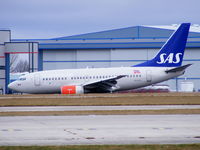 LN-RCU @ EGCC - SAS Scandinavian Airlines - by Chris Hall