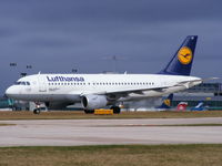 D-AILY @ EGCC - Lufthansa - by chris hall