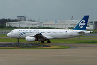 ZK-OJF @ YBBN - Air NZ A320 at Brisbane - by Terry Fletcher