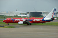VH-VUM @ YBBN - Pacific  Blue B737 at Brisbane - by Terry Fletcher