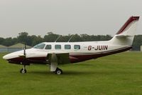 G-JUIN @ EGLD - 'Wanderlust' had just landed. Previously OO-PEN. Owned by Michael Newman Aviation Ltd. - by Glyn Charles Jones