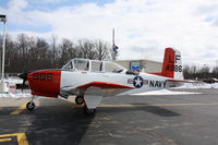 N4986 @ KSMD - Beech T-34B - by Mark Pasqualino