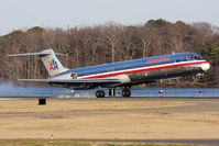 N962TW @ ORF - American Airlines N962TW (FLT AAL682) from Dallas/Fort Worth Int'l (KDFW) landing on RWY 23. - by Dean Heald