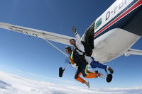 D-FBPS - Skydive exit over Langar - by Chris Smith
