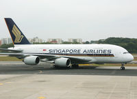 9V-SKF @ WSSS - Just landed.