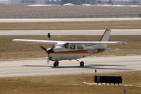 N1664M @ CID - On Bravo taxiway after landing runway 13