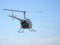 N23VH @ SZP - 2004 Robinson R22 BETA II, Lycoming O-360 derated t0 131 Hp, second approach - by Doug Robertson