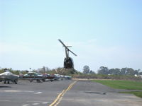 N23VH @ SZP - 2004 Robinson R22 BETA II, Lycoming O-360 derated to 131 Hp, departure - by Doug Robertson