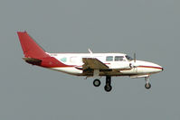 VH-EDV @ YMMB - Piper Chieftan about to land at Moorabbin