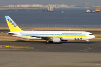 JA01HD @ RJTT - Air Do B767 at Haneda