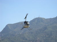 N23VH @ SZP - 2004 Robinson R22 BETA II, Lycoming O-360 derated t0 131 Hp, first approach - by Doug Robertson