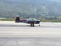 N9786R @ SZP - 1960 Beech M35 BONANZA, Continental IO-470-C 250 Hp, landing roll Rwy 22 - by Doug Robertson