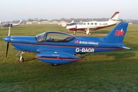 G-BAGB @ EGLD - Previously LN-BIV. Missed getting a photo of this at Denham by 30 seconds two months earlier so great to see it tucked up in the corner of the visitor park. Owned by British Midland Airways. - by Glyn Charles Jones