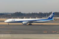 JA782A @ RJAA - ANA B777 arrives Narita - by Terry Fletcher