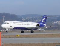 YU-AOM @ LSZH - Fokker 100 YU-AOM Montenegro Airlines - by Alex Smit
