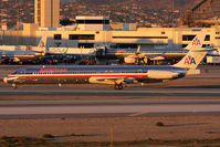 N971TW @ LAX - American Airlines N971TW (FLT AAL1345) holding short of RWY 25R after arrival from Chicago O'Hare Int'l (KORD) on RWY 25L. - by Dean Heald