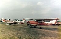 G-AZZP @ EGBG - Cessna F172H G-AZZP at the Leicester PFA Rally 1979 - by GeoffW