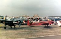 G-ARTF @ EGBG - Druine D.31 Turbulent G-ARTF at the Leicester PFA Rally 1979 - by GeoffW