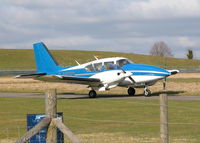 G-NRSC @ EGHO - GEMINAIR AZTEC TAXYING OUT FOR TEST FLIGHT - by BIKE PILOT