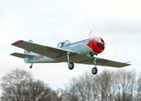 G-IIYK @ EGHP - CLIMBING OUT FROM RWY 26 AFTER A VERY SHORT TAKE OFF ROLL. NOTE RE-SKINNING ON WING LEADING EDGES - by BIKE PILOT