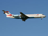 OE-LVL @ LOWW - Austrian Arrows Fokker F-100, c/n: 11404