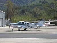 N587DL @ SZP - 1999 Raytheon Beech B36TC TURBO BONANZA, Continental TSIO-520-UB Special Edition Turbocharged 300 Hp, taxi - by Doug Robertson