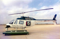 N555TV @ GKY - KXAS TV DFW Channel 5 Bell 206B - by Zane Adams