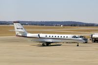 N387QS @ CID - Pulling into Landmark FBO - by Glenn E. Chatfield