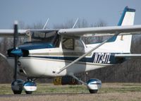 N734TL @ DTN - On taxiway Foxtrot about to turn onto runway 14 at the Shreveport Downtown airport. - by paulp