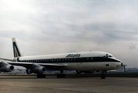 I-DIWJ @ LHR - Antonio Vivaldi of Alitalia departing London Heathrow in the Spring of 1974. - by Peter Nicholson
