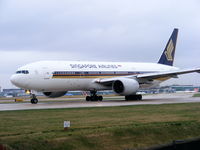 9V-SVL @ EGCC - Singapore Airlines - by Chris Hall
