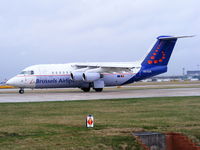 OO-DJX @ EGCC - Brussels Airlines - by Chris Hall