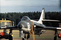 XE656 @ EGQL - Hunter F.6 of 4 Flying Training School on display at the 1973 Leuchars Airshow. - by Peter Nicholson