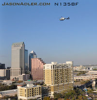 N135BF @ 61FL - Bayflite taking off from Tampa General Hospital. The view of downtown Tampa in the background. Please visit my website for more FULL SIZE pictures.