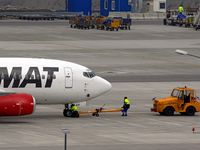 Z3-AAH @ VIE - Normaly MAT operates its flights to Vienna with CRJ but sometimes this ex Sabena 737-500 is seen in VIE too