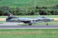 J-4115 @ LSMD - One of the first Hunters I ever photographed. Seen during my very first trip to Switzerland. - by Joop de Groot