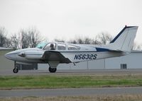 N5632S @ DTN - Taxiing across runway 14 at the Shreveport Downtown airport. - by paulp