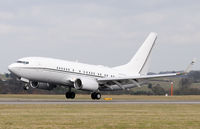 N493AG @ EGGW - Boeing 737-7FY - by Paul Ashby