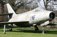 84 @ EGKH - Dassault Mystere Gate Guard Lashenden Museum